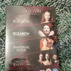 Cine: DVD - THE ROYAL COLLECTION - 4 DVDS - ELIZABETH - SHAKESPEARE IN LOVE - THE OTHER BELEYN GIRL