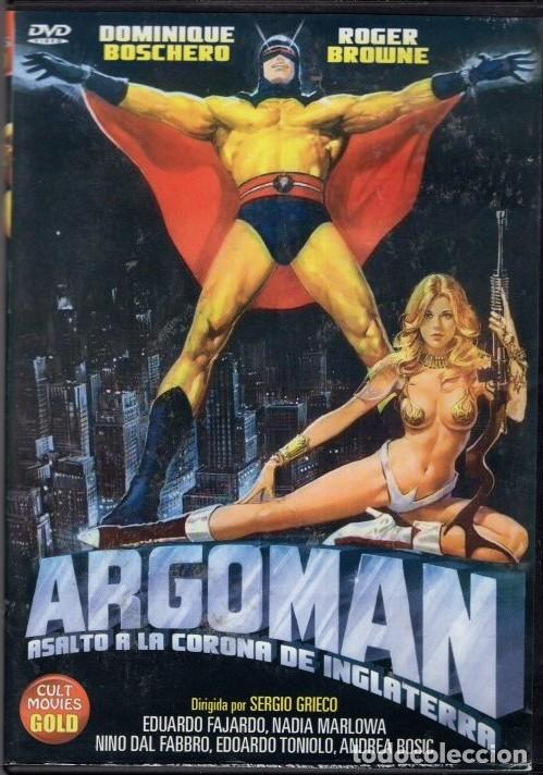 Cine: ARGOMAN-ASALTO A LA CORONA DVD- UNA MALVADA EXIGE LA CORONA DE SAN EDUARDO CON UN GRAN DIAMANTE.