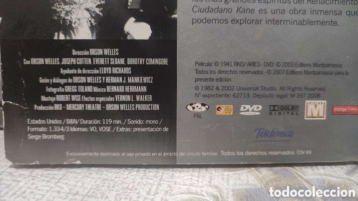 Cine: Ciudadano Kane dvd - Foto 3