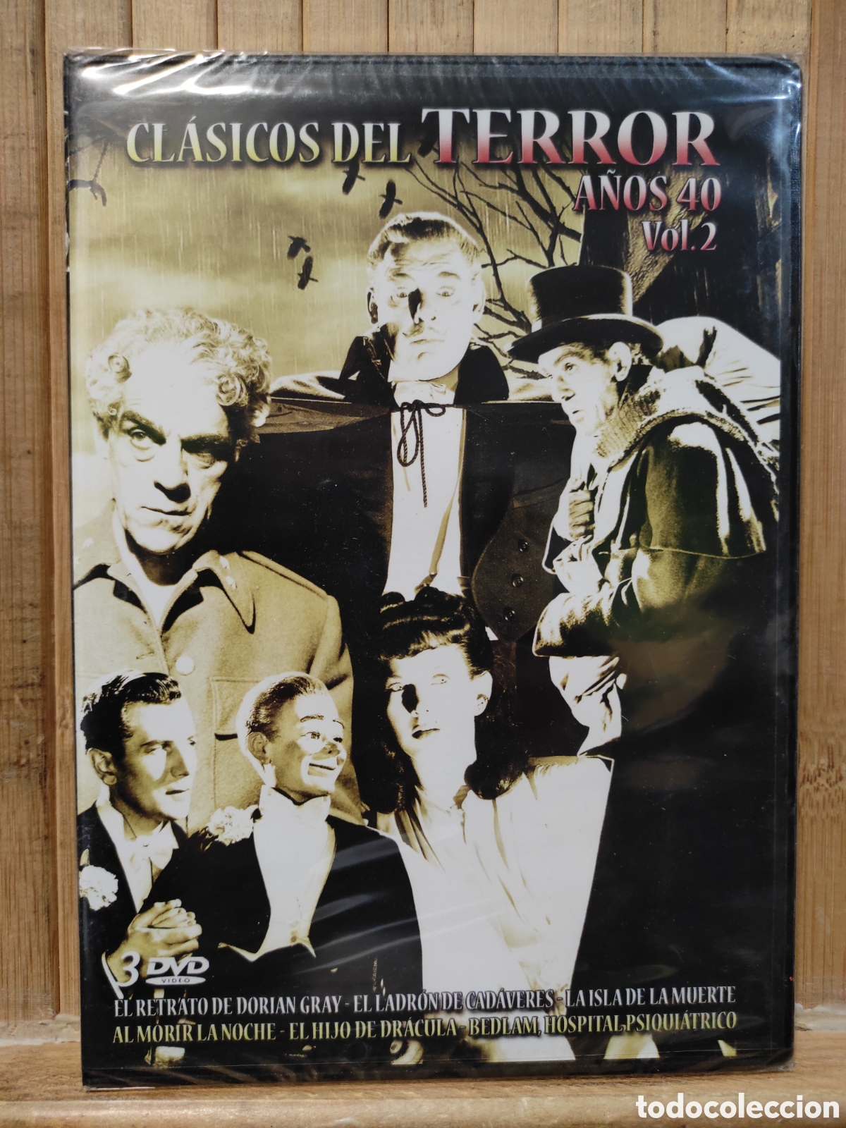 Cine: CL&Aacute;SICOS DEL TERROR A&Ntilde;OS 40 VOLUMEN 2 - 3DVD PRECINTADO