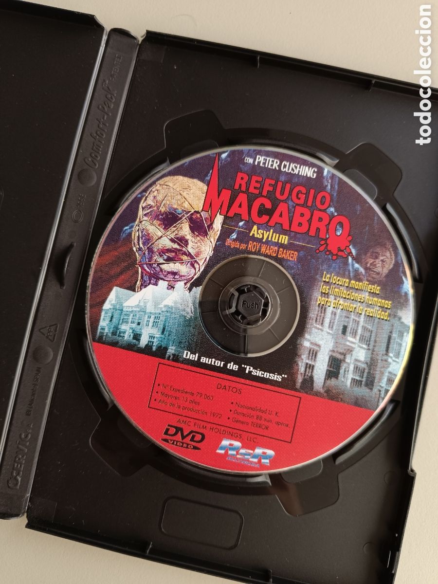 Cine: DVD Refugio macabro Asylum Peter Cushing terror - Foto 2