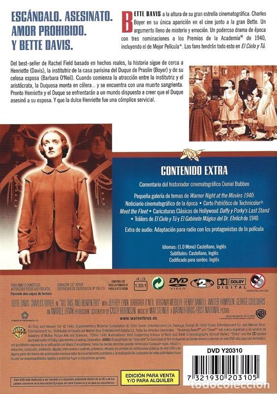 Cine: EL CIELO Y T&Uacute; BETTE DAVIS - Foto 2
