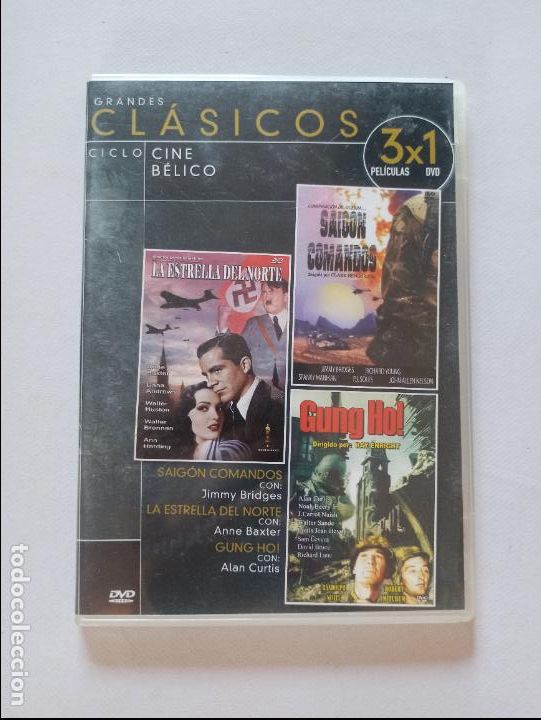 Cinema: DVD CICLO CINE BELICO III: LA ESTRELLA DEL NORTE / SAIGON COMANDOS / GUNG HO! - CAJA SLIM (024)