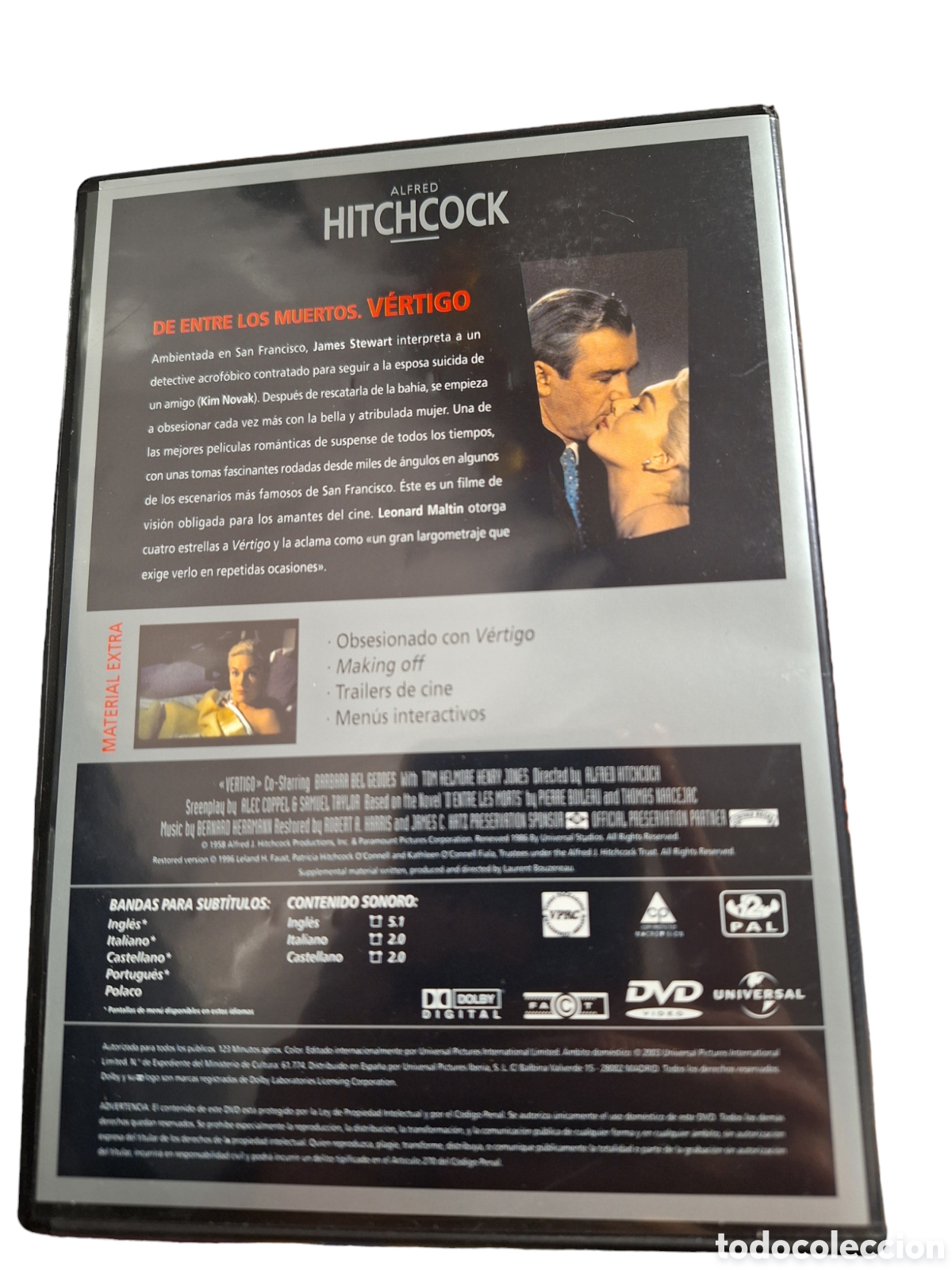 Cine: CND2 v&eacute;rtigo DVD COMO NUEVO - Foto 2
