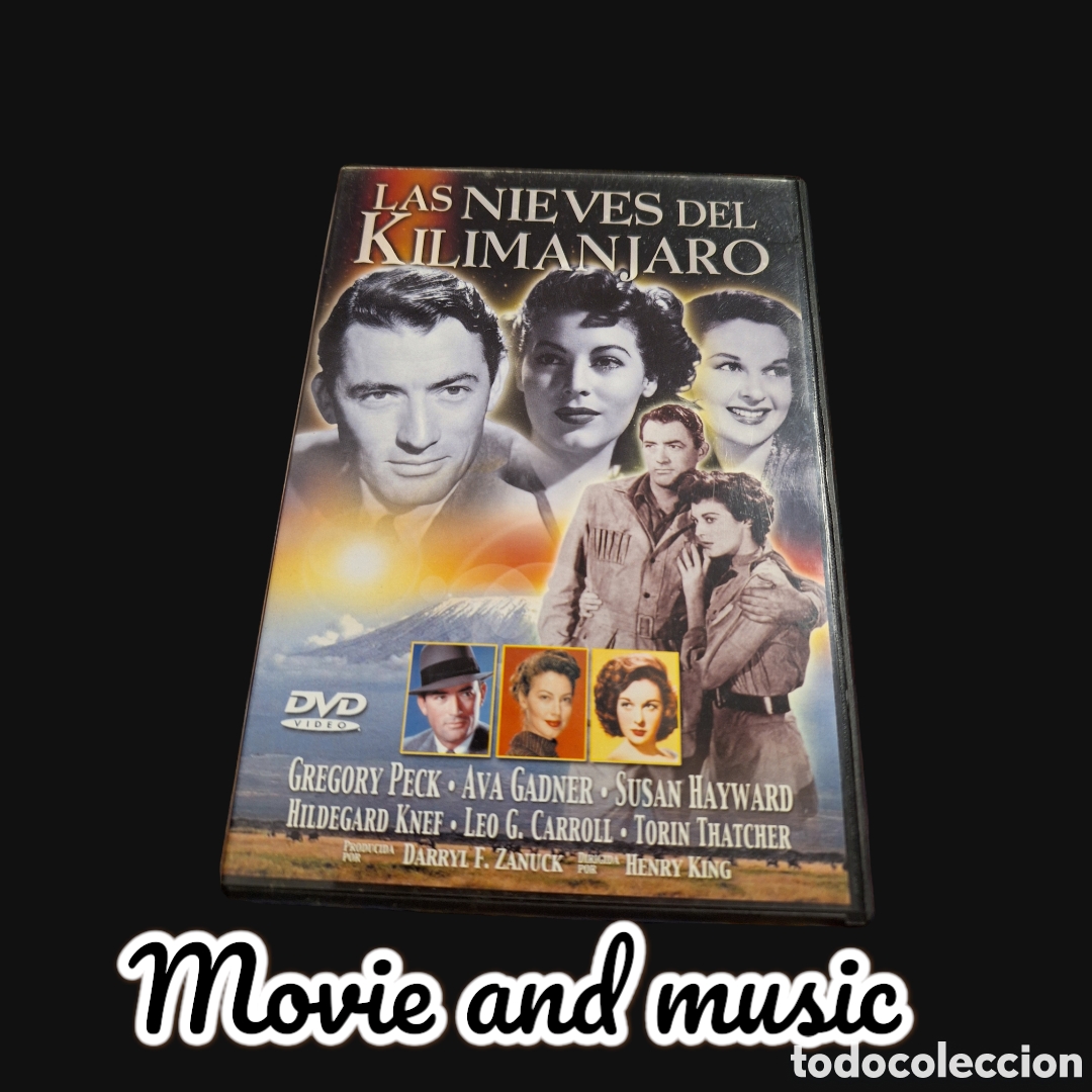 Cinema: S54 las nieves del kilimanjaro DVD SEGUNDAMANO
