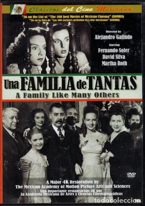 Cinema: UNA FAMILIA DE TANTAS DVD- (1948.MEXICO) - UN CLASICO MEXICANO QUE INFLUYO EN MAS DE 3 GENERACIONES.