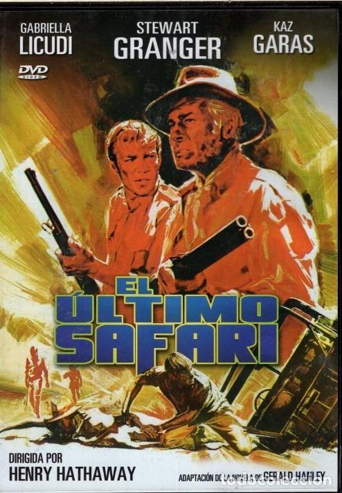 Cine: EL ULTIMO SAFARI DVD - EL GUIA DEL SAFARI LO QUE QUIERE ES CAZAR AL ELEFANTE ASESINO DE SU AMIGO