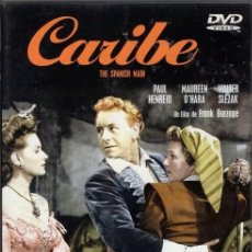 Cine: CARIBE DVD (= THE SPANISH MAN)- ...CON MAUREEN O´HARA COMO MONEDA DE CAMBIO...