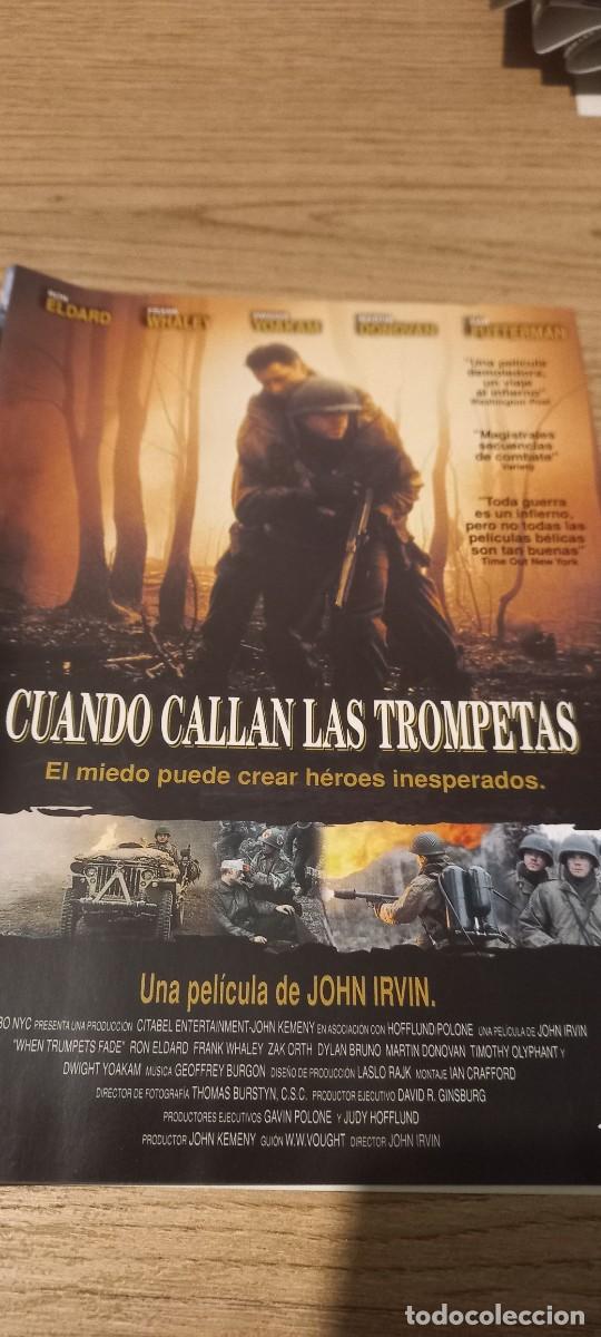 Cine: Pel&iacute;cula DVD - Cuando callan las trompetas - El miedo puede crear heroes inesperados