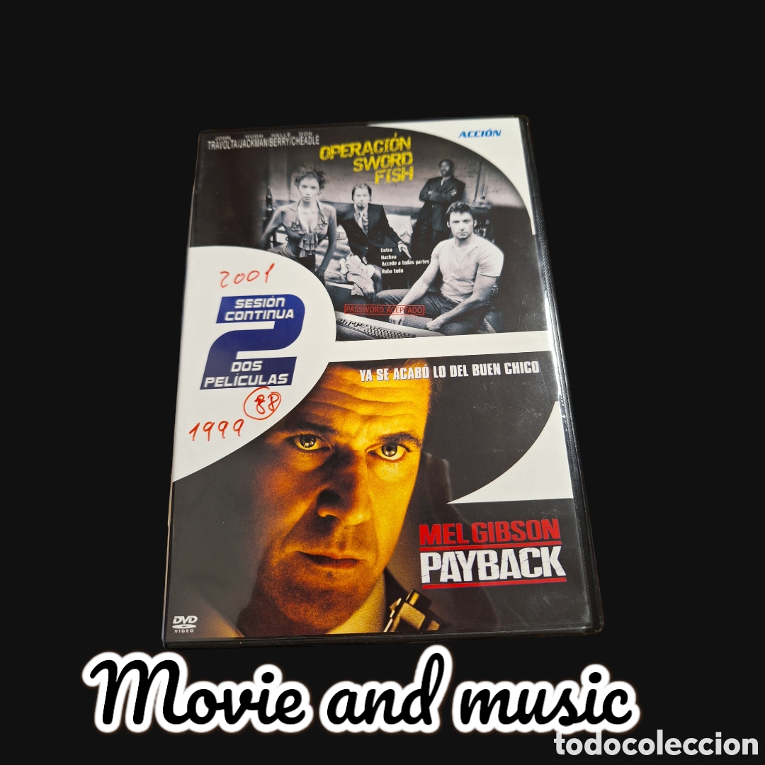 Cinema: S319 pack operacion sword fish / payback DVD SEGUNDAMANO