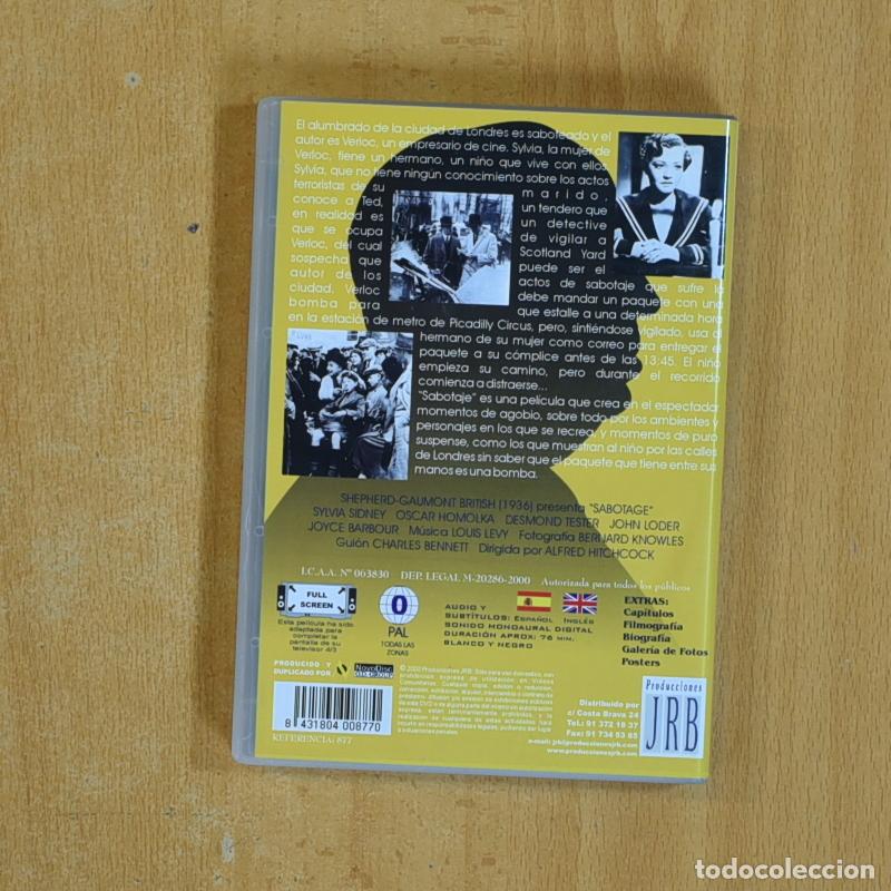 Cine: SABOTAJE - DVD - Foto 2