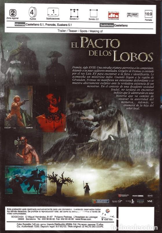 Cine: EL PACTO DE LOS LOBOS VINCENT CASSEL (PRECINTADO) - Foto 2