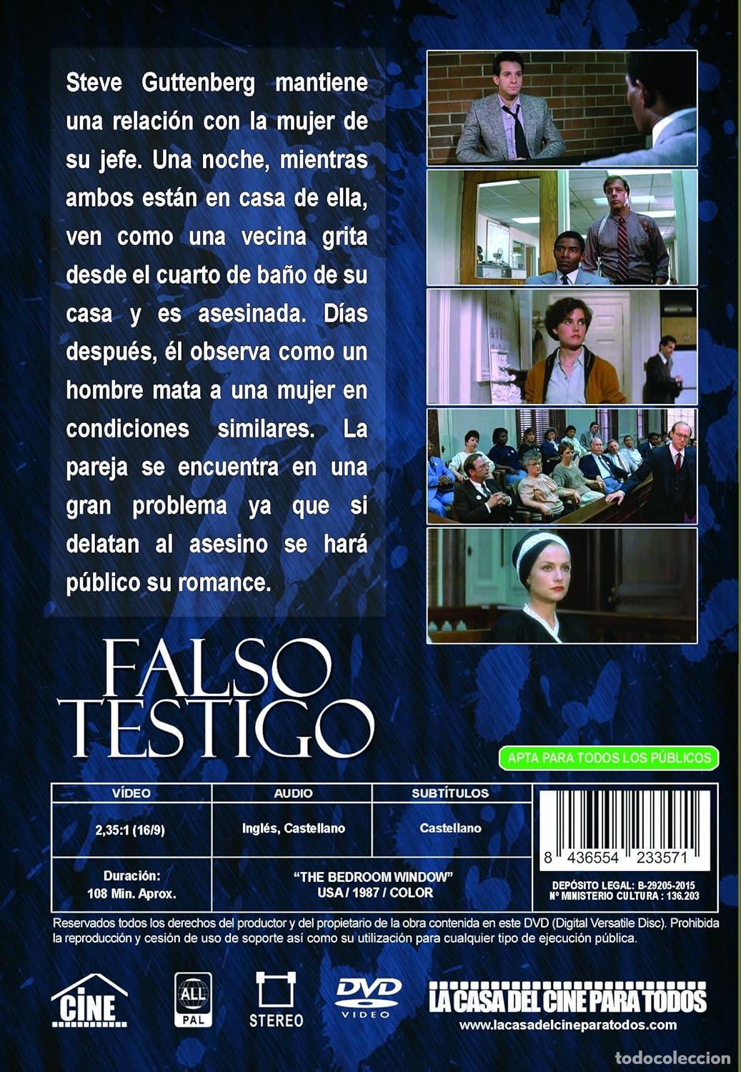 Cine: FALSO TESTIGO DVD - NUEVO - Foto 2