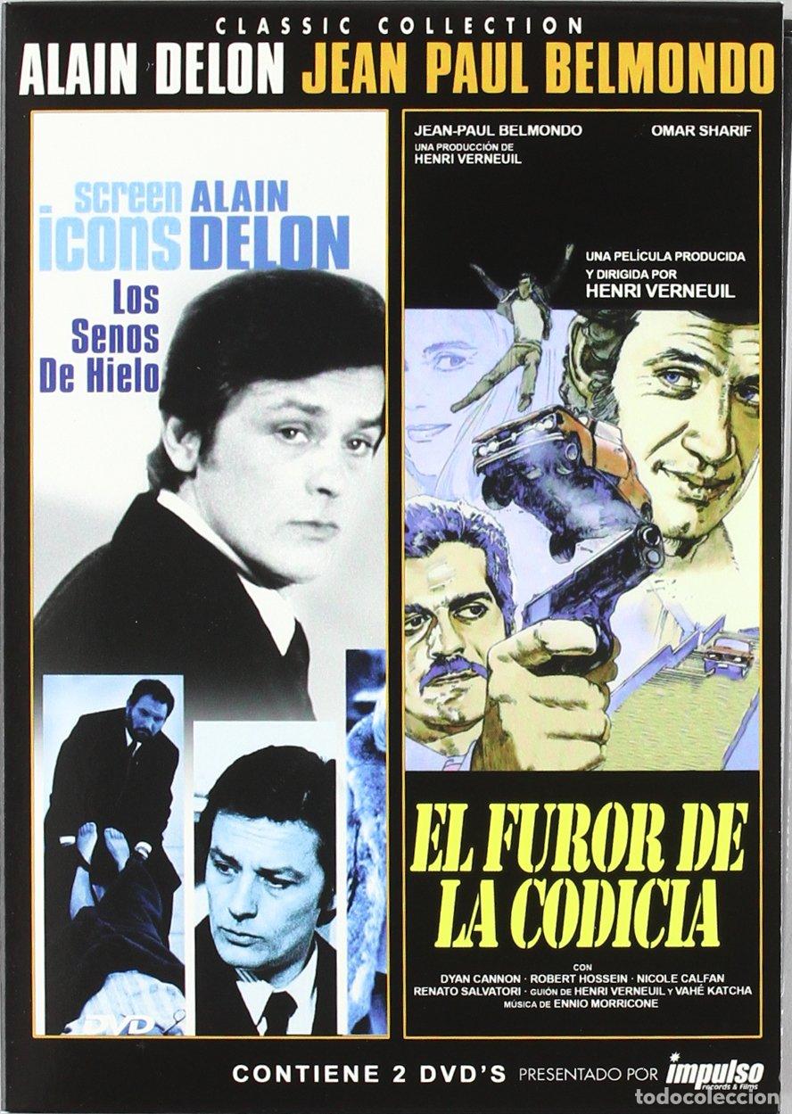 Cin&eacute;ma: PACK LOS SENOS DE HIELO + EL FUROR DE LA CODICIA 2 DVD FAJA - NUEVO