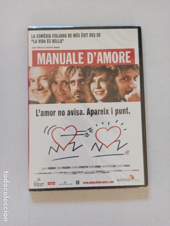 Cinema: DVD MANUALE D'AMORE - EN CATALAN - CAJA SLIM - NUEVA, PRECINTADA (273)