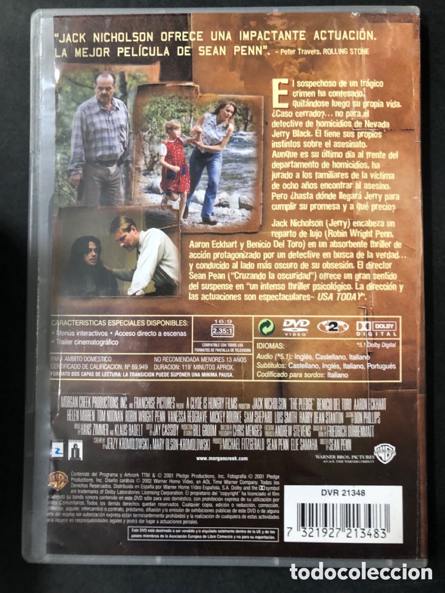 Cine: Dvd el juramento jack nicholson - Foto 2