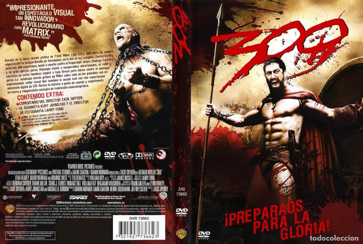 Cinema: 300 PREPARADOS PARA LA GLORIA DVD - NUEVO