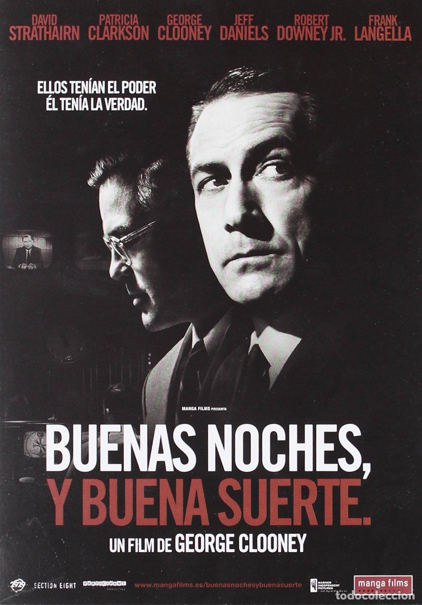 Cinema: BUENAS NOCHES, Y BUENA SUERTE. DVD
