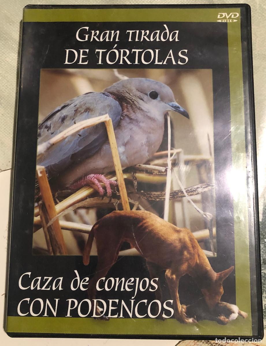 Cine: 2 documentales sobre caza. Gran tirada de t&oacute;rtolas, Caza de conejos con podencos. DVD original.