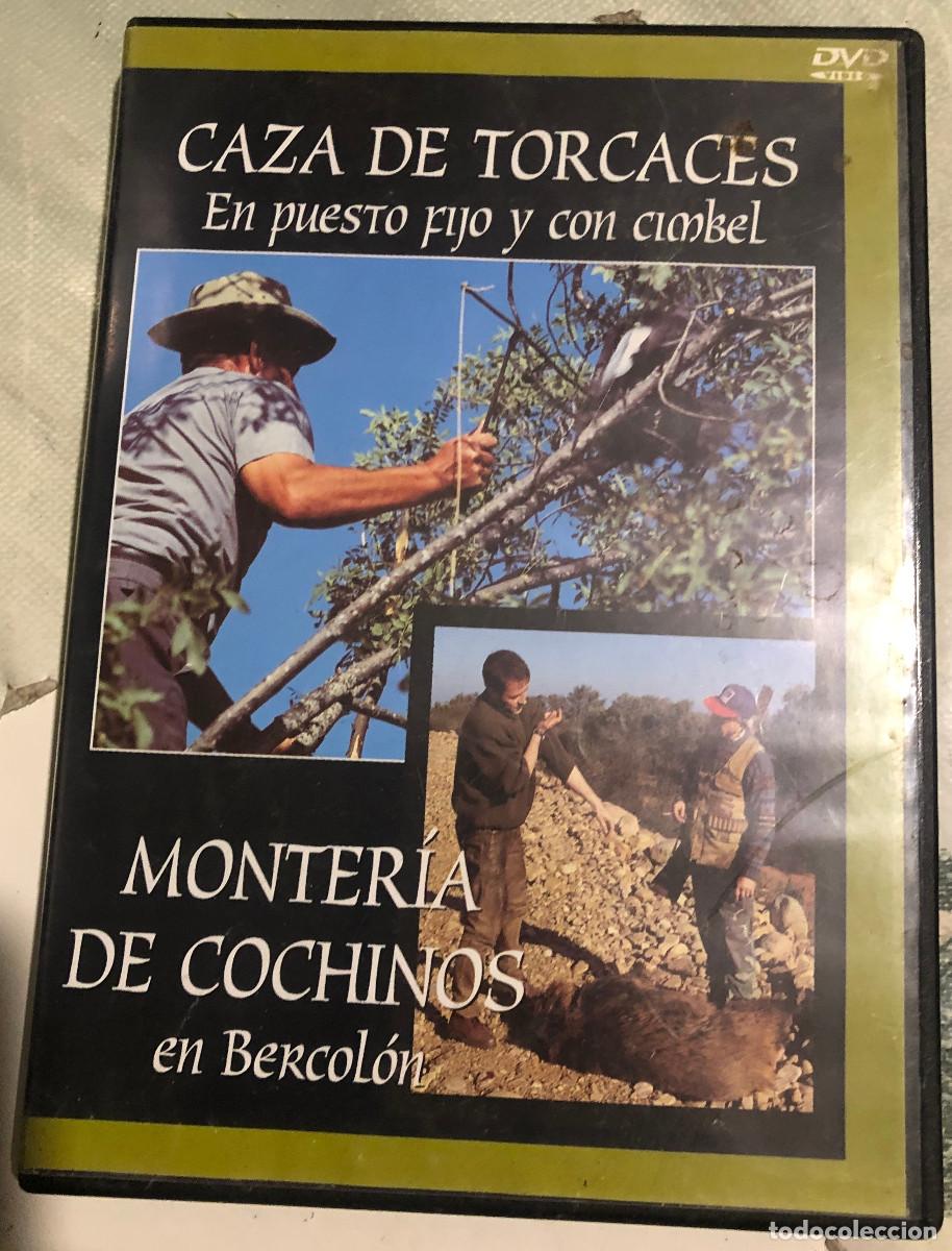 Cine: 2 documentales sobre caza. Caza de torcaces, Monter&iacute;a de cochinos en Bercol&oacute;n. DVD original.