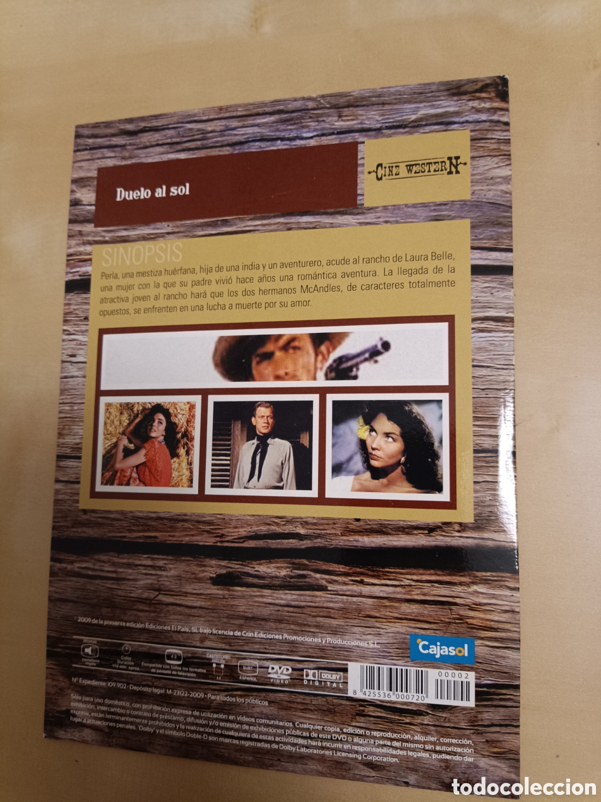 Cine: DVD DUELO AL SOL CON GREGORY PECK - Foto 2