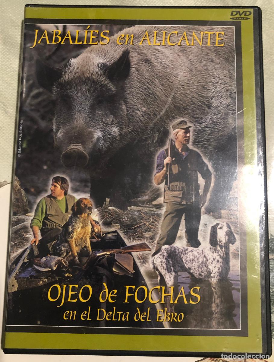 Cine: 2 documentales sobre caza. Jabal&iacute;es en Alicante, Ojeo de fochas en el Delta del Ebro. DVD original.