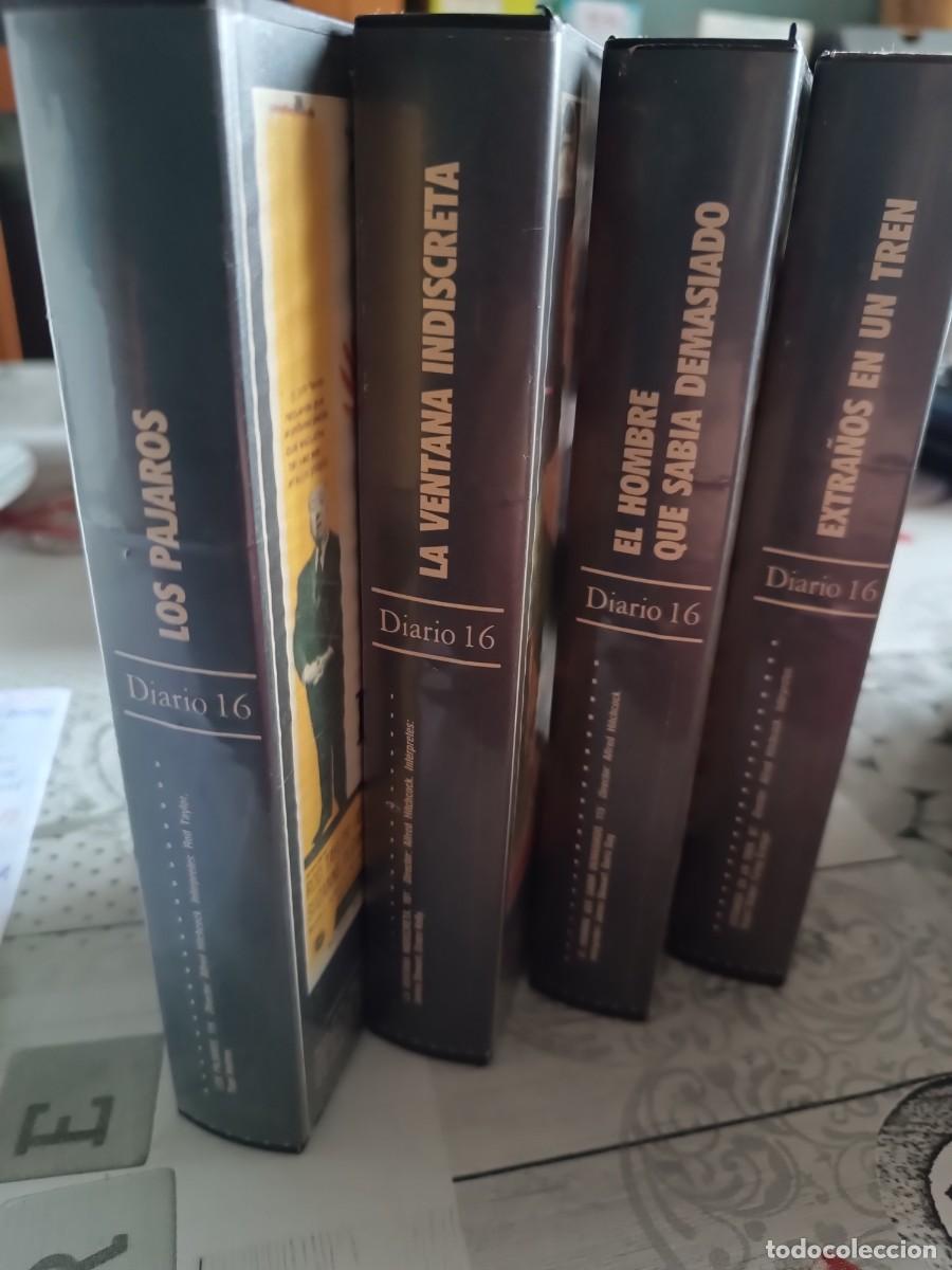 Cine: LOTE 10 PEL&Iacute;CULAS ALFRED HITCHCOCK GRABADAS TV CON ESTUCHE + REGALO PEL&Iacute;CULA HITCHCOCK SIN ESTUCHE