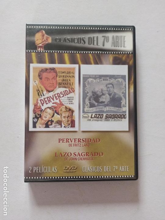 Cinema: DVD PERVERSIDAD / LAZO SAGRADO - CLASICOS DEL 7&ordm; ARTE (M7)
