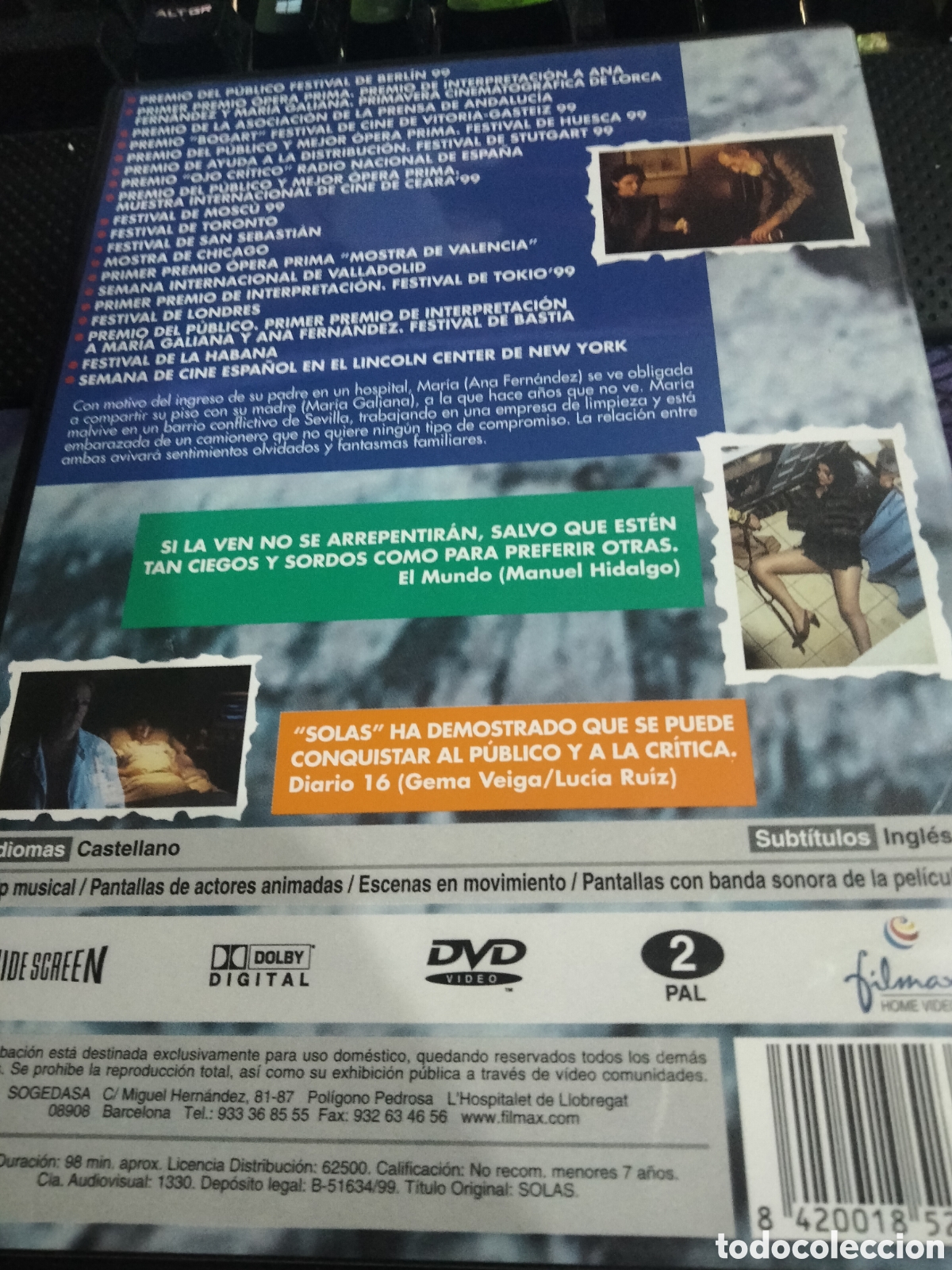 Cine: Solas dvd -------- 160 - Foto 2