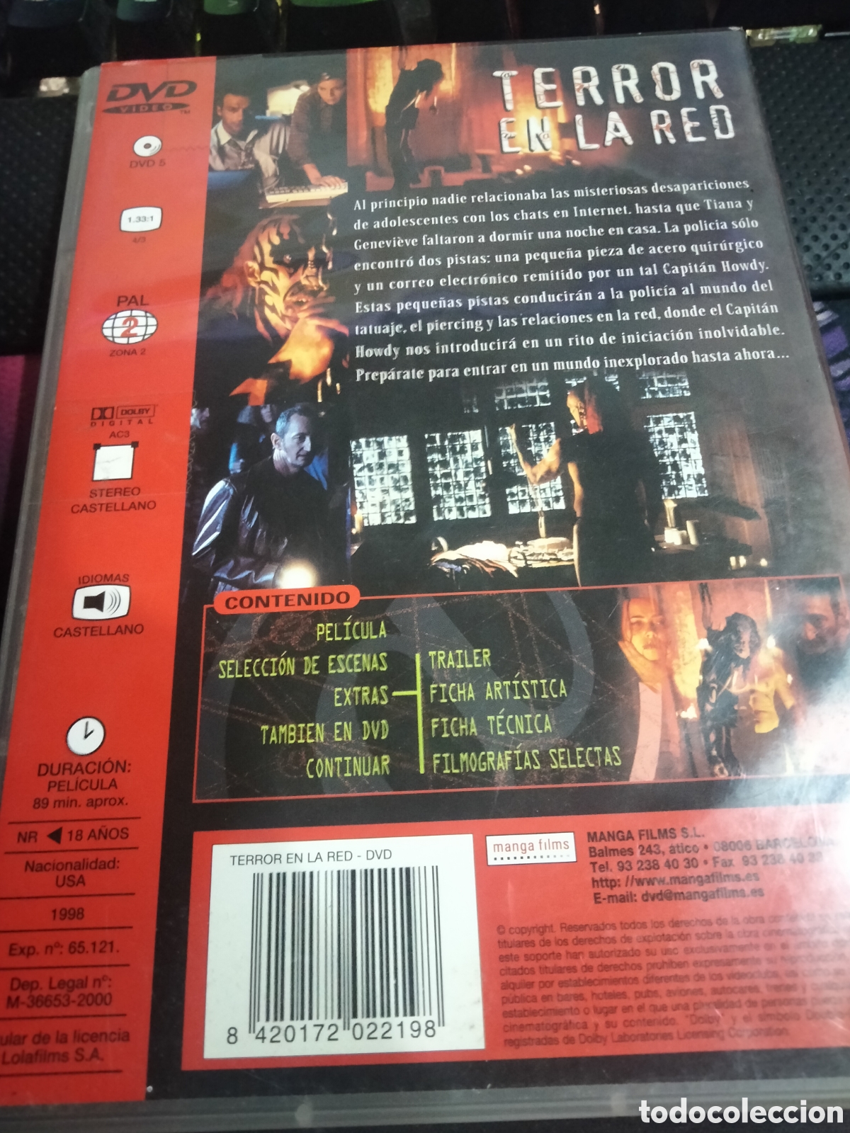 Cine: Terror en la red dvd - 160 - Foto 2