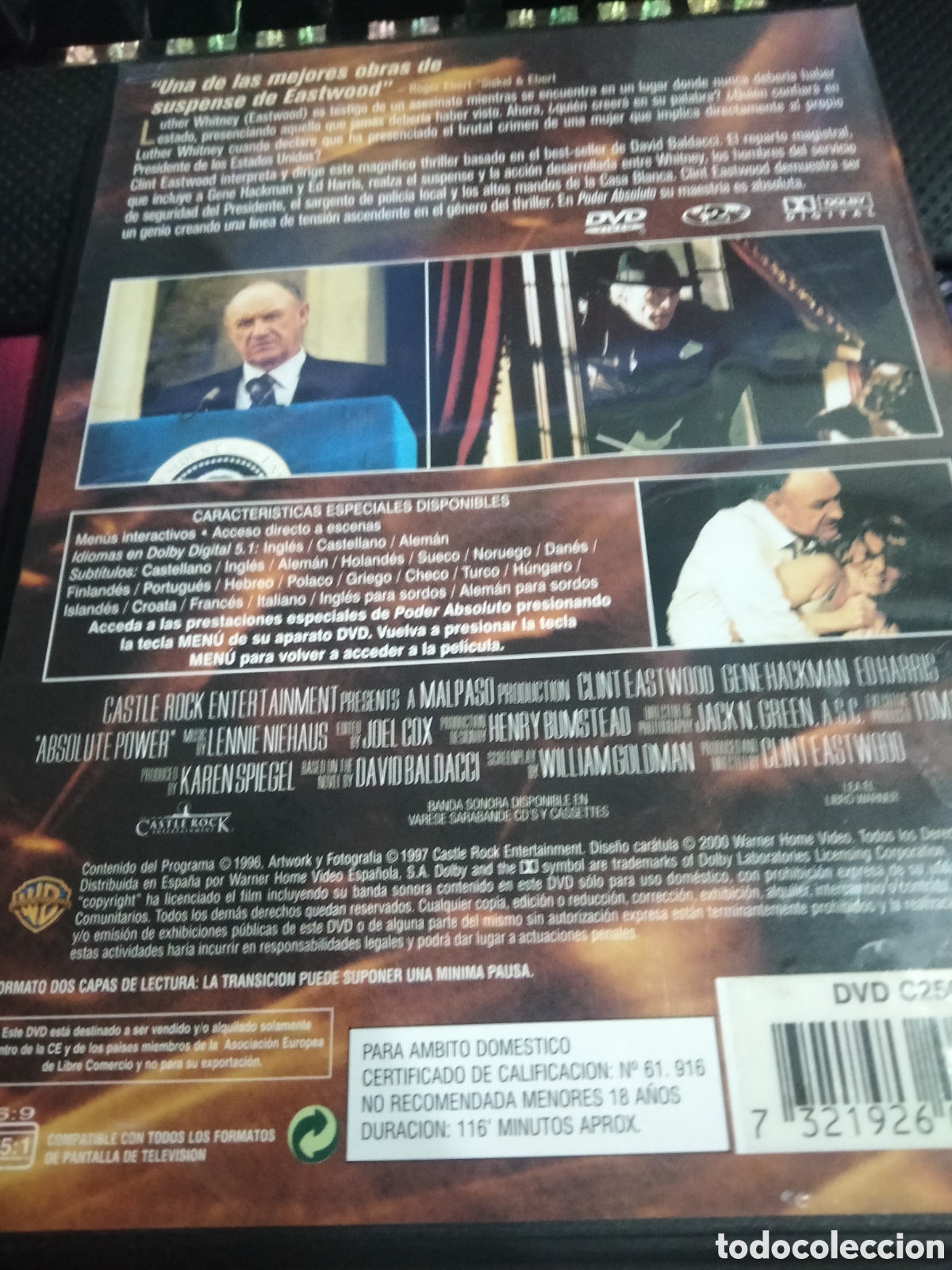 Cine: Poder absoluto dvd - 160 - Foto 2