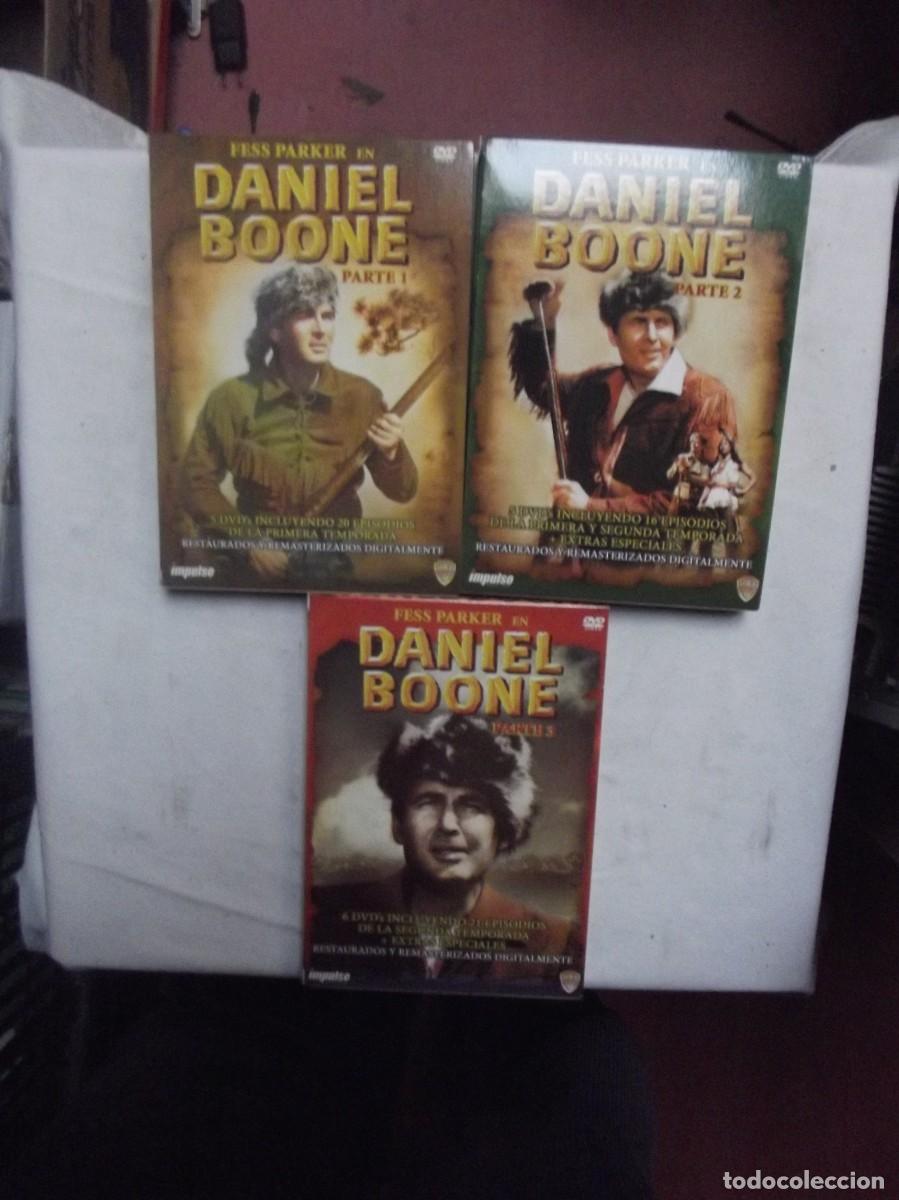 Cine: DVD DANIEL BOONE CON FESS PANKER 3 PARTES