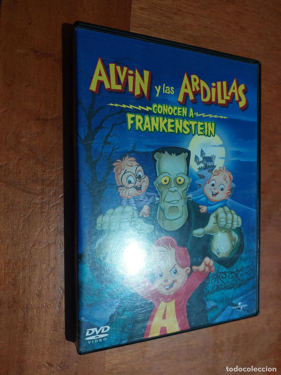 Cine: ALVIN Y LAS ARDILLAS CONOCEN A FRANKENSTEIN. ANIMACI&Oacute;N. DVD. BUEN ESTADO.