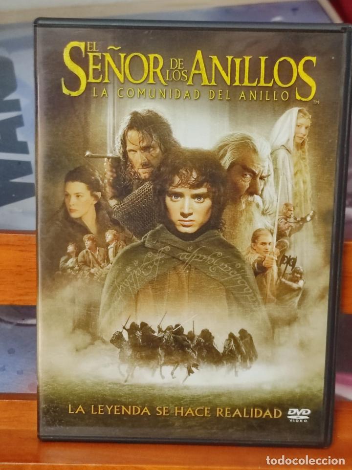 Cine: DVD - EL SE&Ntilde;OR DE LOS ANILLOS - LA COMUNIDAD DEL ANILLO (PT3)