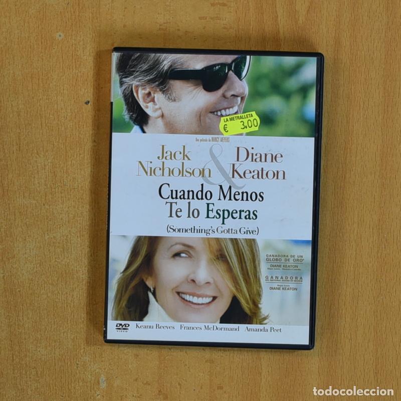 Cine: CUANDO MENOS TE LO ESPERAS - DVD - Foto 1