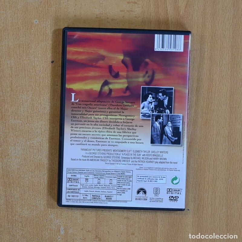 Cine: UN LUGAR EN EL SOL - DVD - Foto 2