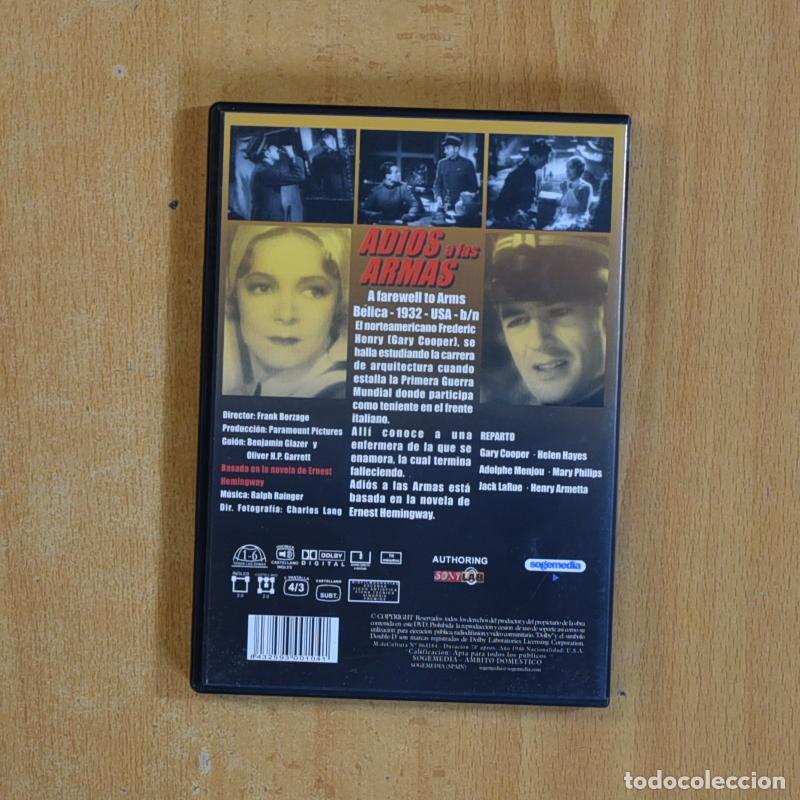 Cine: ADIOS A LAS ARMAS - DVD - Foto 2