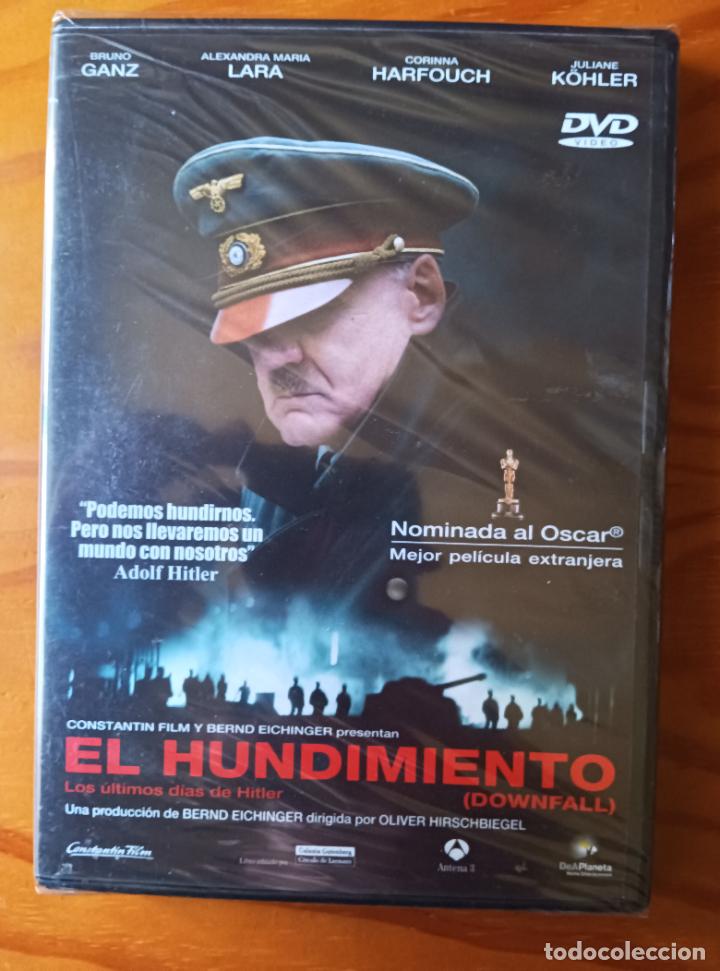 Cine: EL HUNDIMIENTO de OLIVER HIRSCHBIEGEL CON BRUNO GANZ... DVD BELICO, NUEVO SIN ABRIR