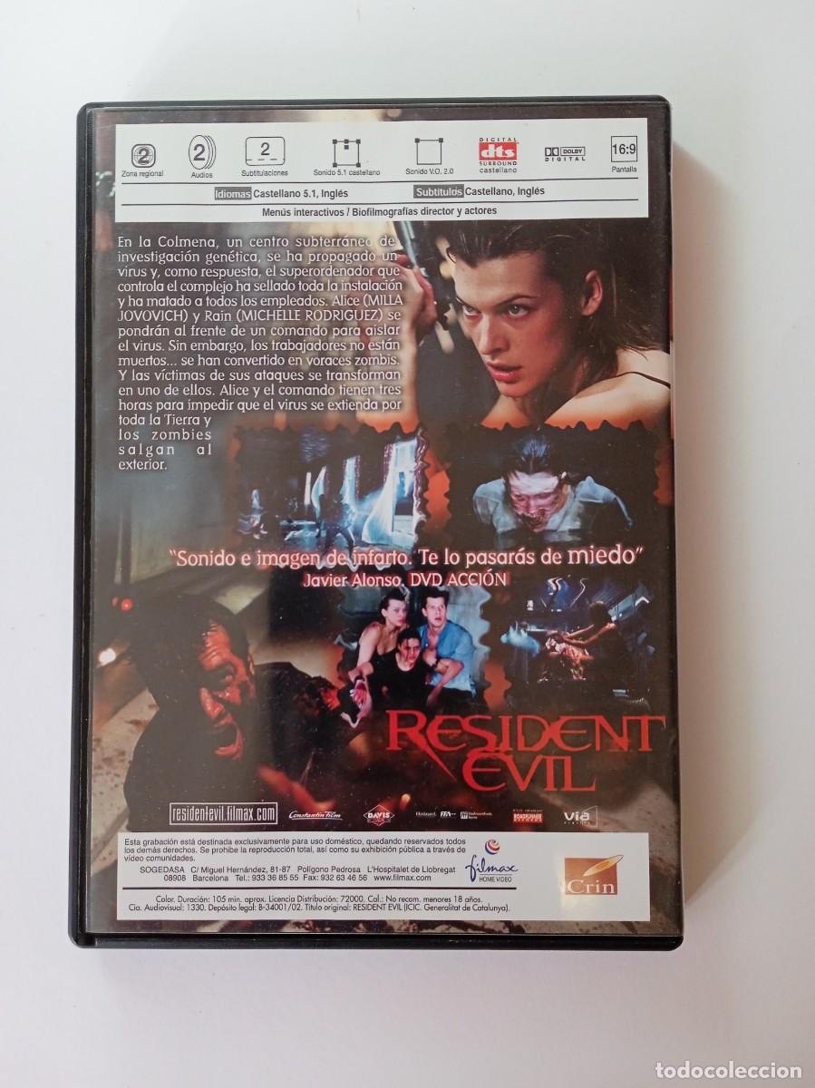 Cine: DVD - RESIDENT EVIL - Foto 2