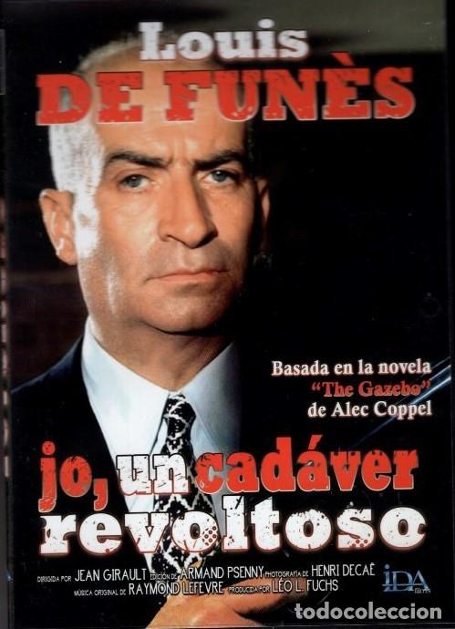 Cine: JO, UN CADAVER REVOLTOSO DVD (L. DE FUN&Eacute;S) ADAPTACION DE UNA NOVELA, CON EL ESTILO DE DE FUN&Eacute;S.