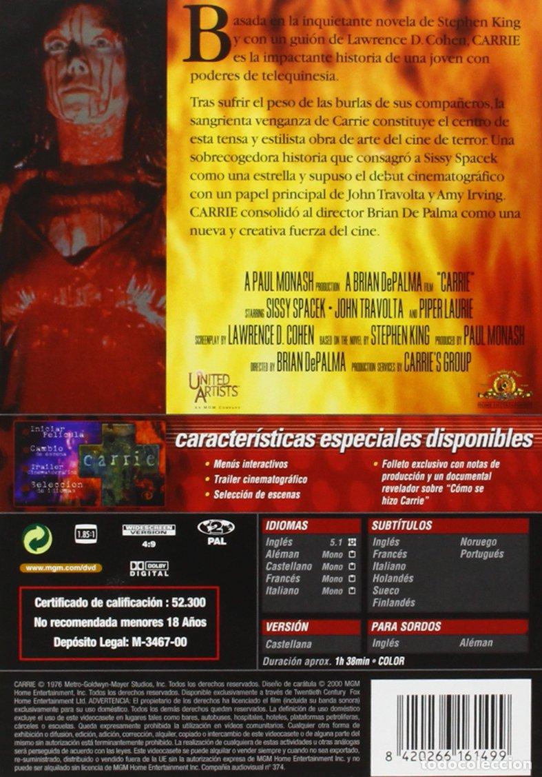 Cine: CARRIE DVD - Foto 2