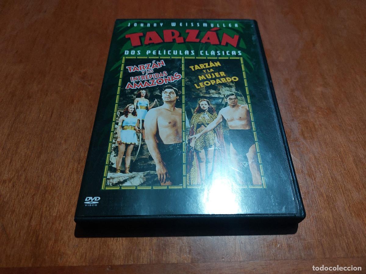 Cin&eacute;ma: TARZAN Y LAS INTR&Eacute;PIDAS AMAZONAS + TARZ&Aacute;N Y LA MUJER LEOPARDO. DVD EN BUEN ESTADO