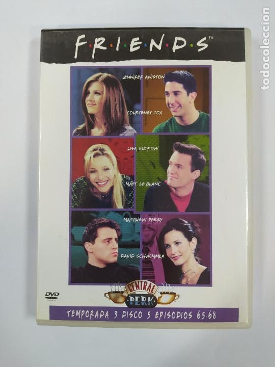 Kino: FRIENDS. CENTRAL PERK. TEMPORADA 3 DISCO 5. EPISODIOS 65-68. DVD. TDKV133