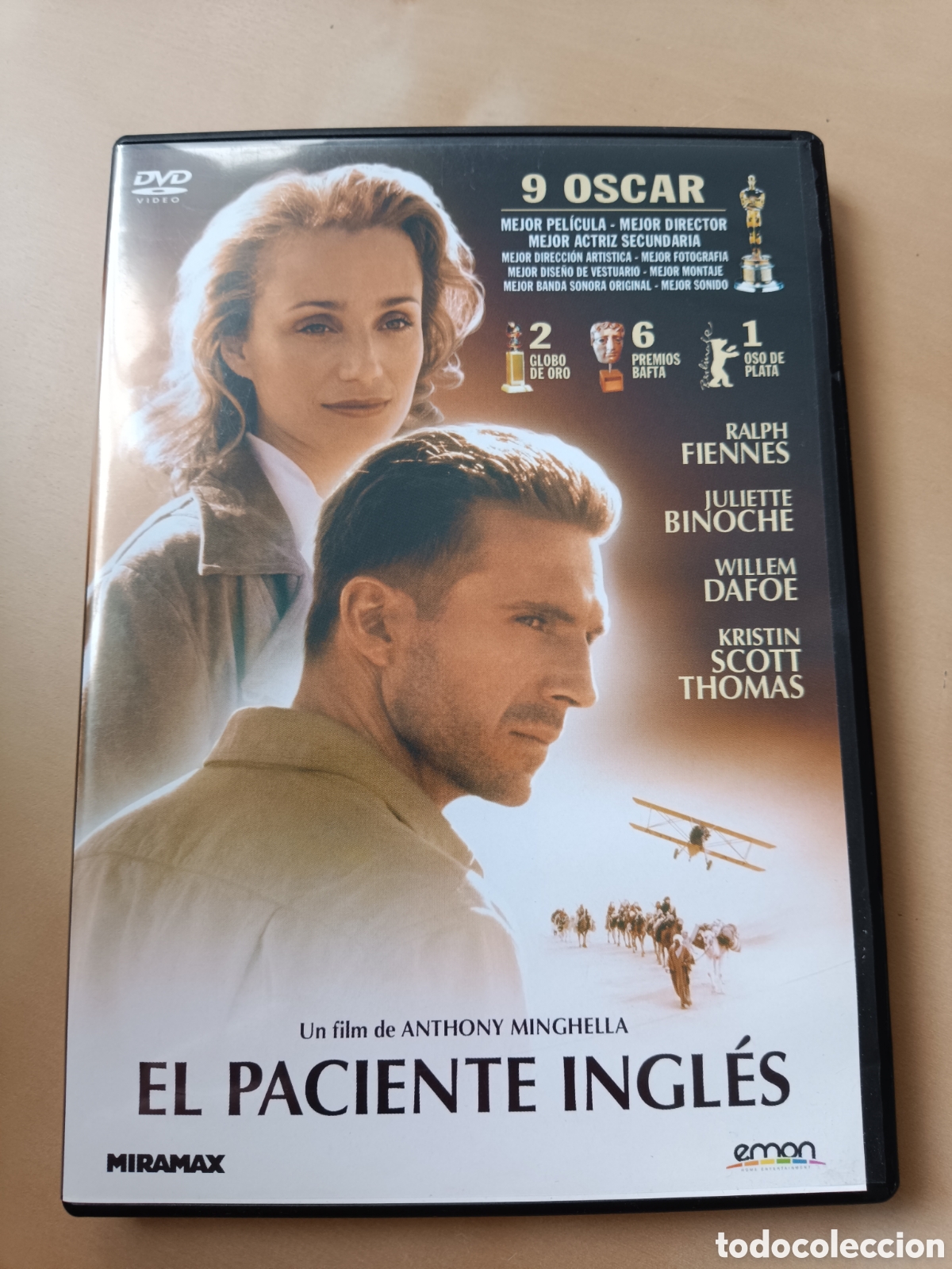 Cine: DVD EL PACIENTE INGL&Eacute;S - Foto 1
