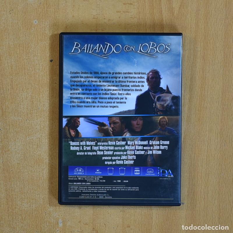 Cine: BAILANDO CON LOBOS - DVD - Foto 2