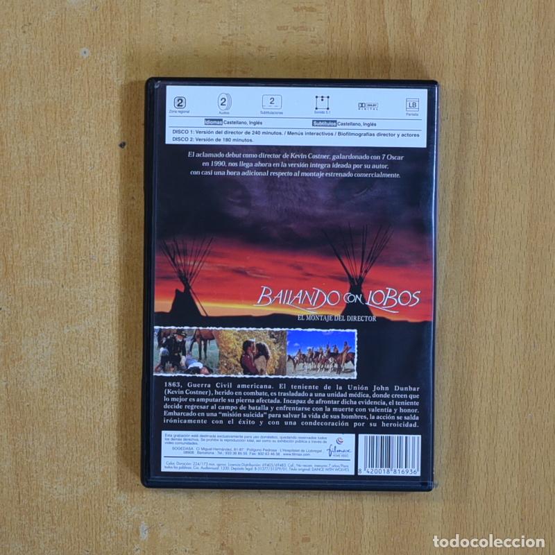 Cine: BAILANDO CON LOBOS - DVD - Foto 2