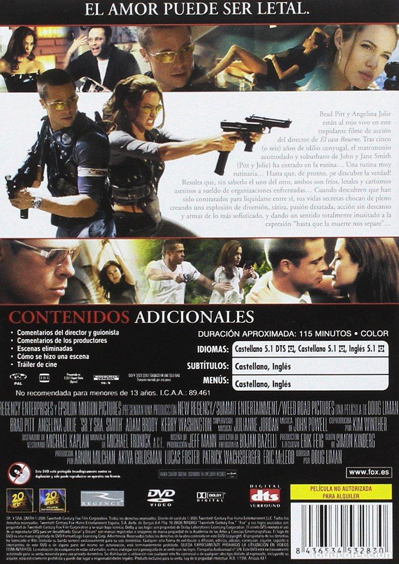 Cine: SR. Y SRA. SMITH DVD - NUEVO - Foto 2