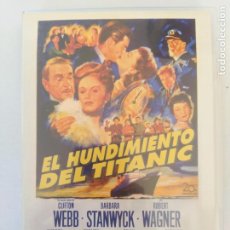 Cine: DVD EL HUNDIMIENTO DEL TITANIC - JEAN NEGULESCO (5S)