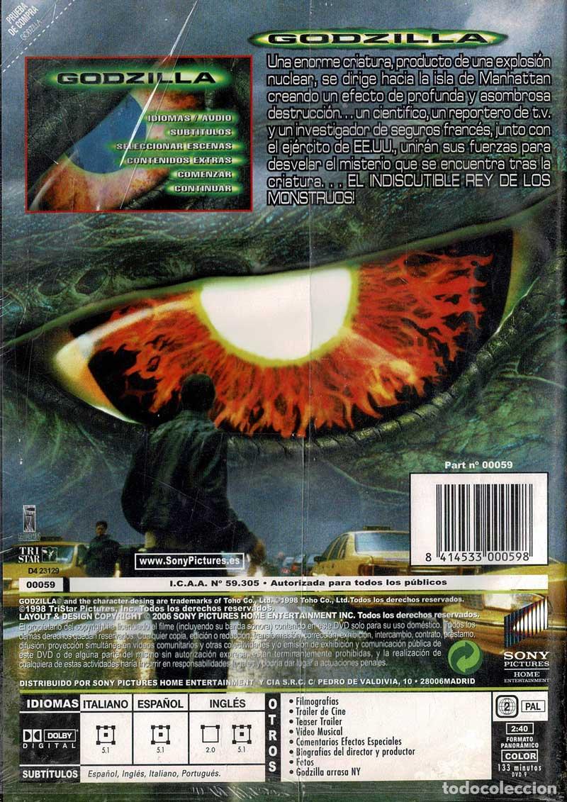 Cine: Godzilla. DVD (precintado) - Foto 2