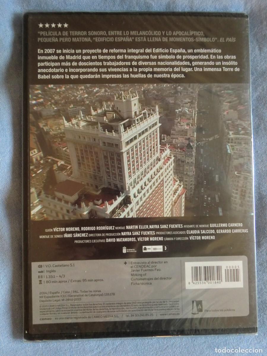 Cine: DVD EDIFICIO ESPA&Ntilde;A (2012) de V&iacute;ctor Moreno. Nueva y precintada - Foto 2